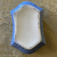 Vintage Blue Porcelain Trinket Dish