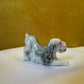 Vintage Porcelain Spaniel with Ball Miniature Ornament