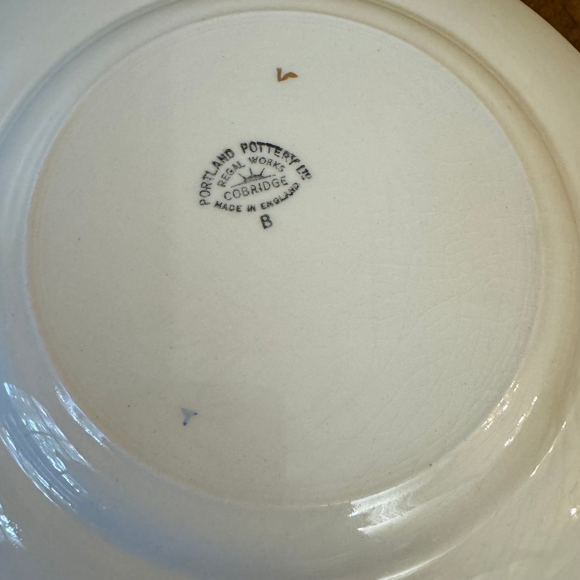 Portland Pottery Cobridge Entree Plate