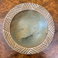 Pottery Green Brown Bowl 