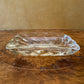 Pressed Glass Ashtray Vintage 
