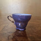 Vintage Purple Pearl Courting Print Demitasse Coffee Set