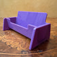 Purple Plastic Business Card Holder 