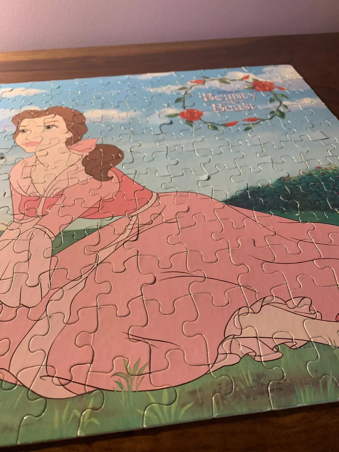 Vintage Beauty And The Beast Puzzle