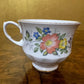 Vintage Queen Anne Apricot Floral Tea Cup