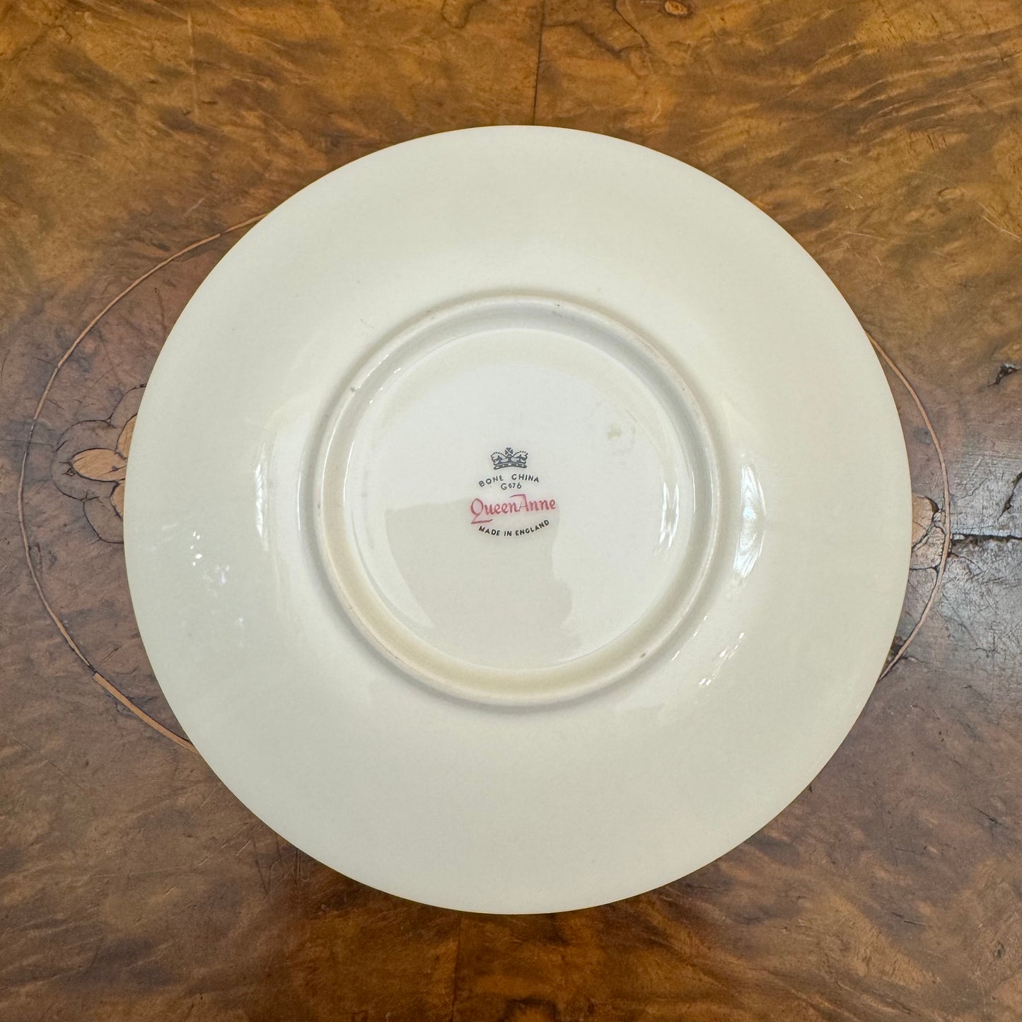 Queen Anne Carmina Poppy Pattern Saucer 
