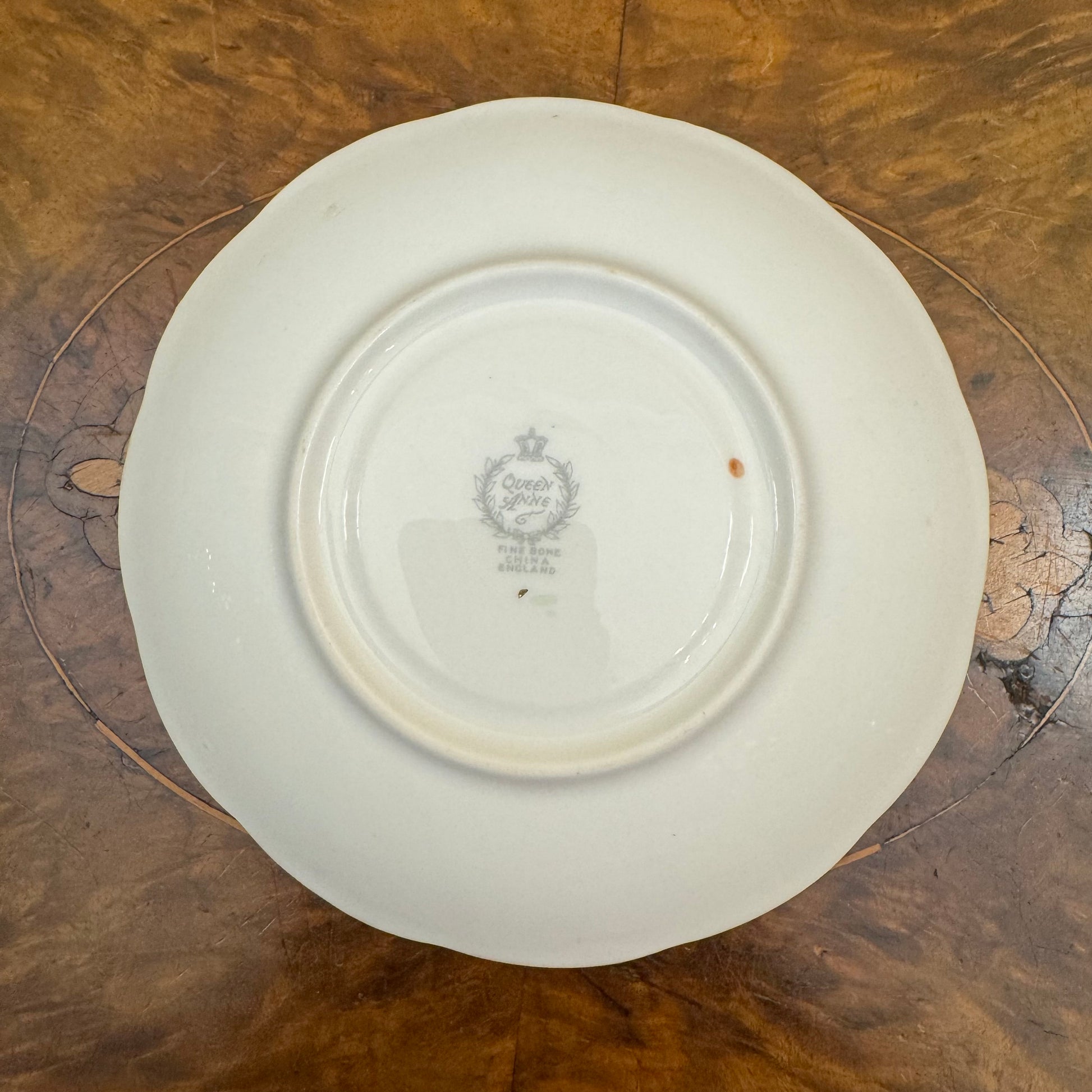 Queen Anne Pink Rose Saucer 