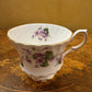 Queen Anne Violets Print Cup