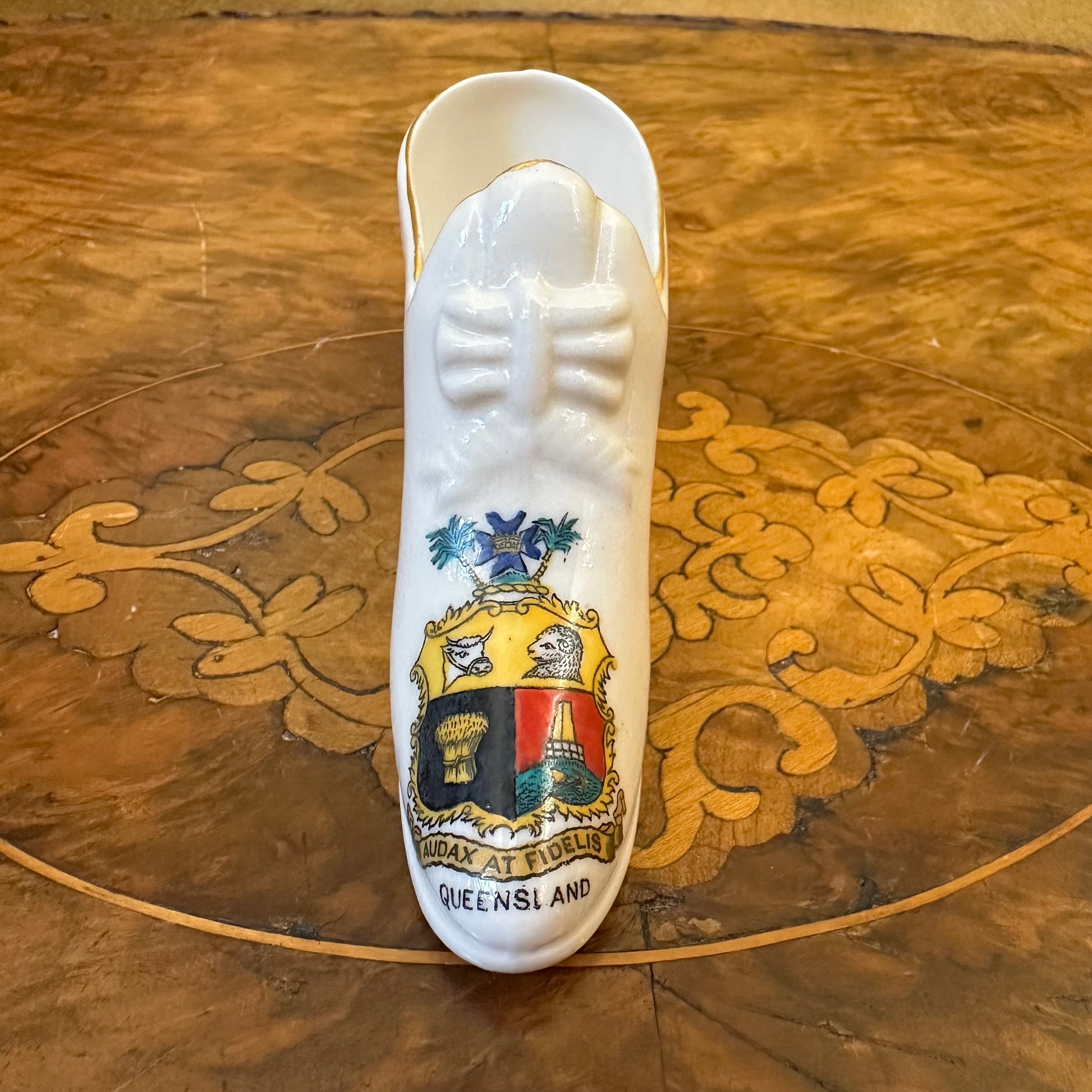 Queensland Crest Porcelain Shoe 