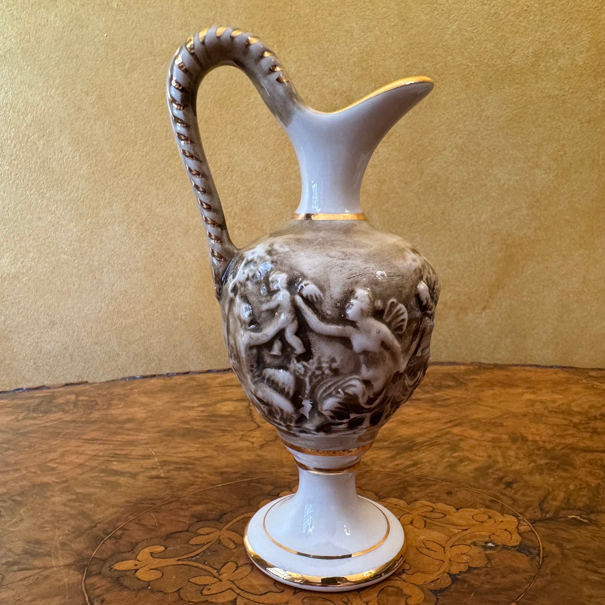 R. Capodimonte Porcelain Jug Vase