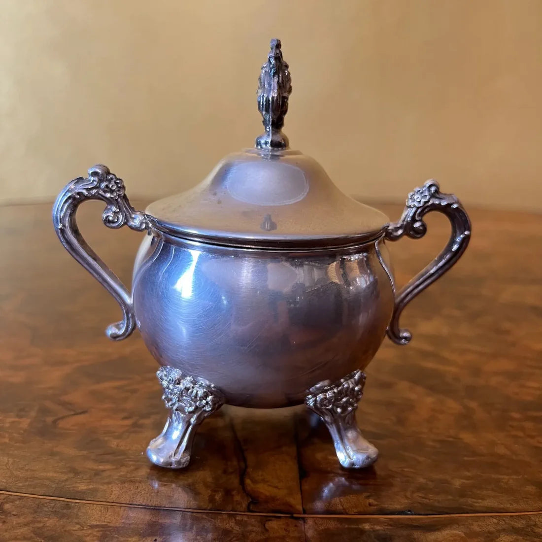 Vintage Ranleigh Silver Plated Tea Pot, Milk & Sugar Set