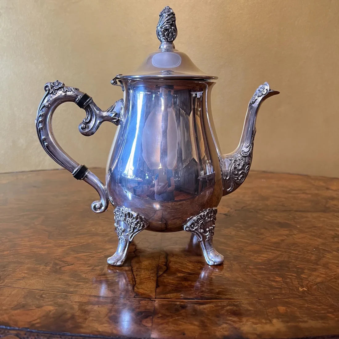 Vintage Ranleigh Silver Plated Tea Pot, Milk & Sugar Set