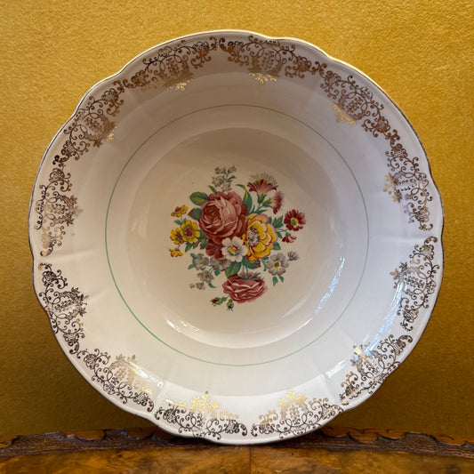 Rare Washington Pottery LTD Hanley England Windsor Warranted Salad Bowl