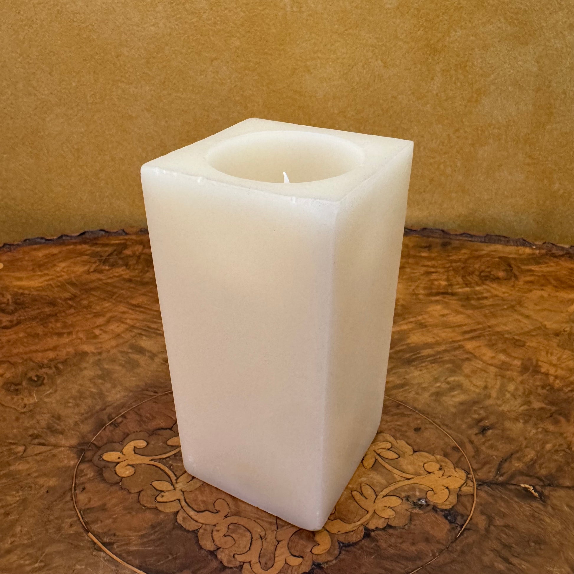 Real Wax Square LED Candle 