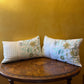 Rectangle Bird Floral Couch Bed Cushion 