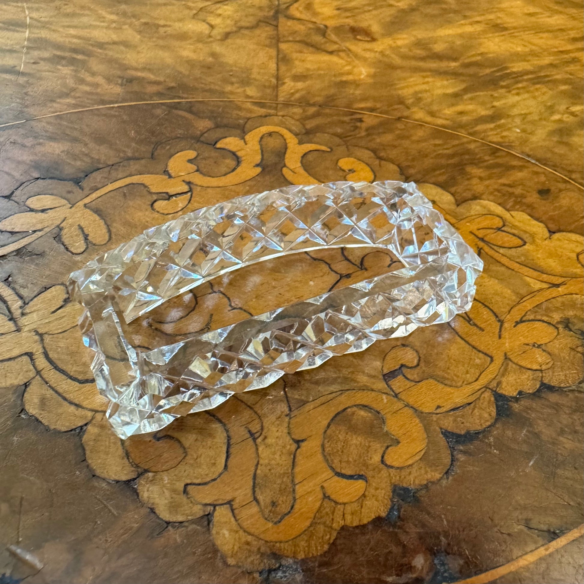 Rectangle Crystal Napkin Ring