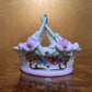 Regal Collection Floral Print Mini Porcelain Basket