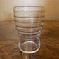 Vintage Ribbed Drinking Glasses Pair