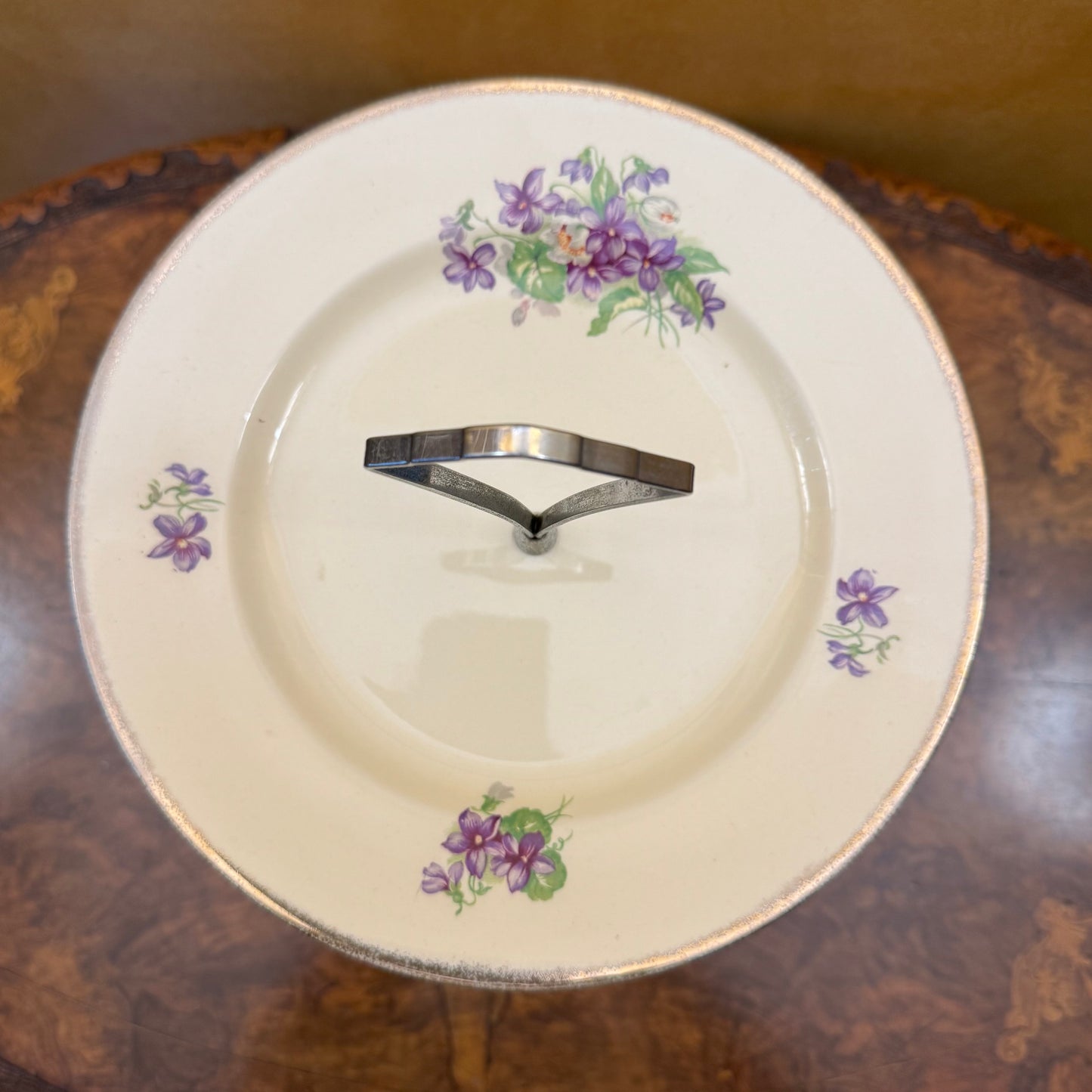 Ridgeways Shelton Violets Print Three Tier Cake 