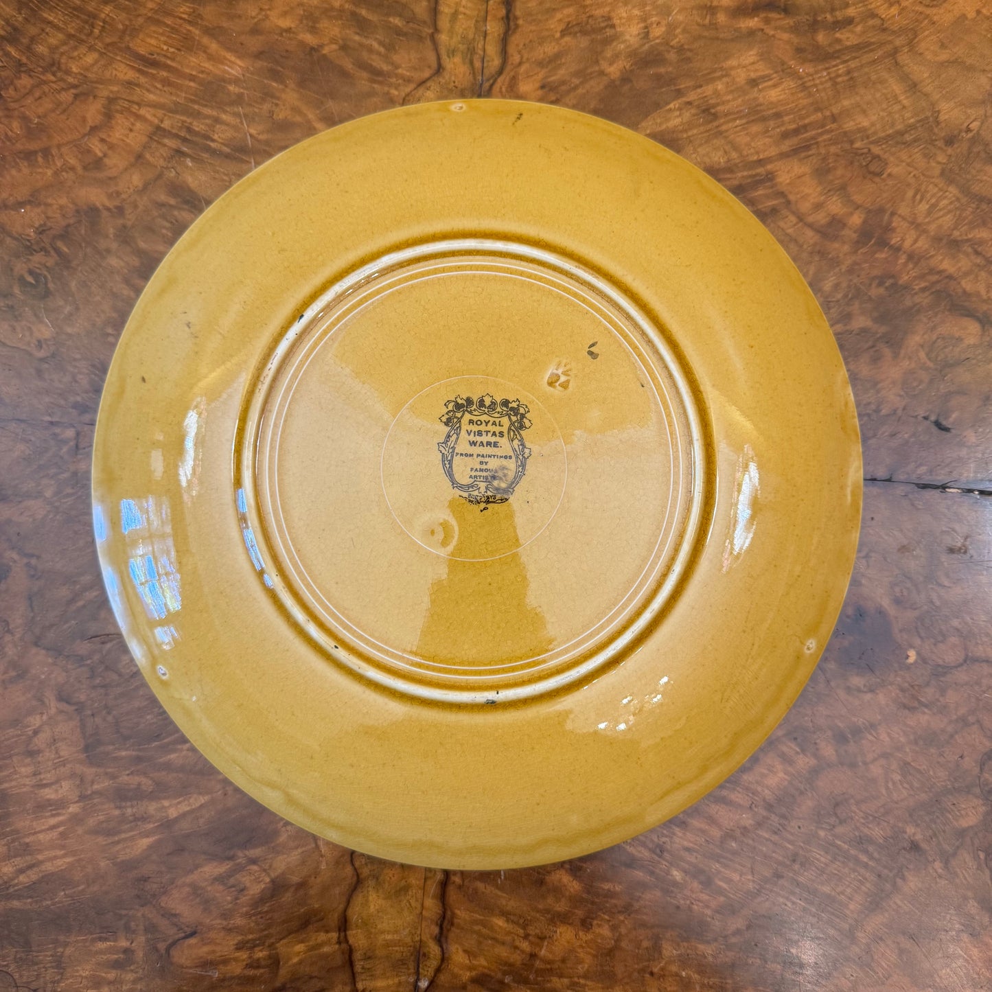 Ridgways Royal Vistas Ware Dinner Plate - Scene by Famous Artist