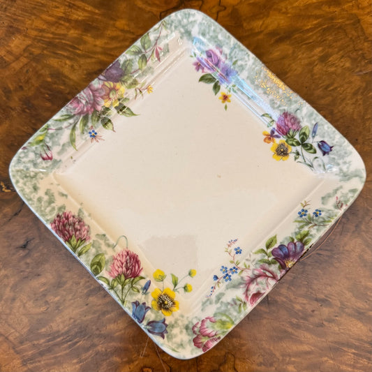 Robert Gordon Floral Border Square Dish 