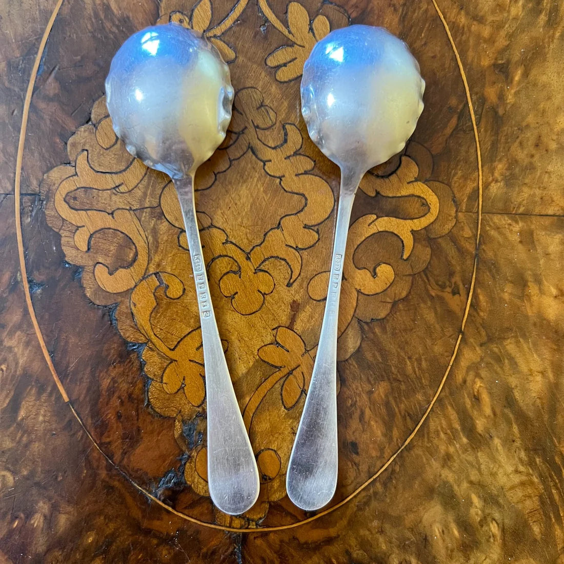 Vintage Rodd Ornate Rodd Silver Plated Spoons