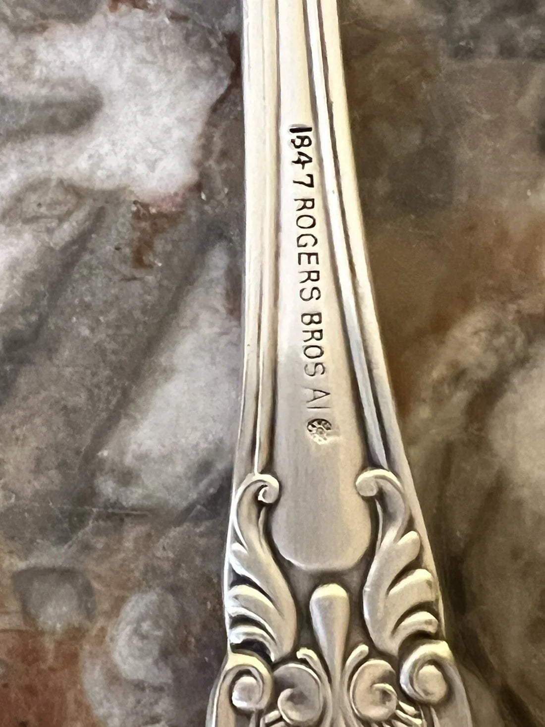 Antique Roger Bros 1847 Silver Plated Spoon