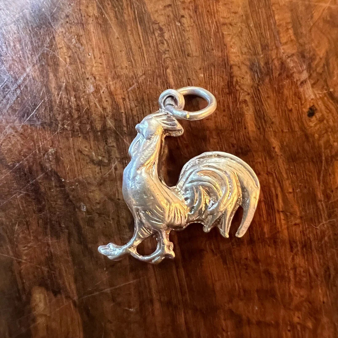 Vintage Rooster Charm Pendant