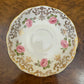 Roslyn Pink Rose Print Saucer 