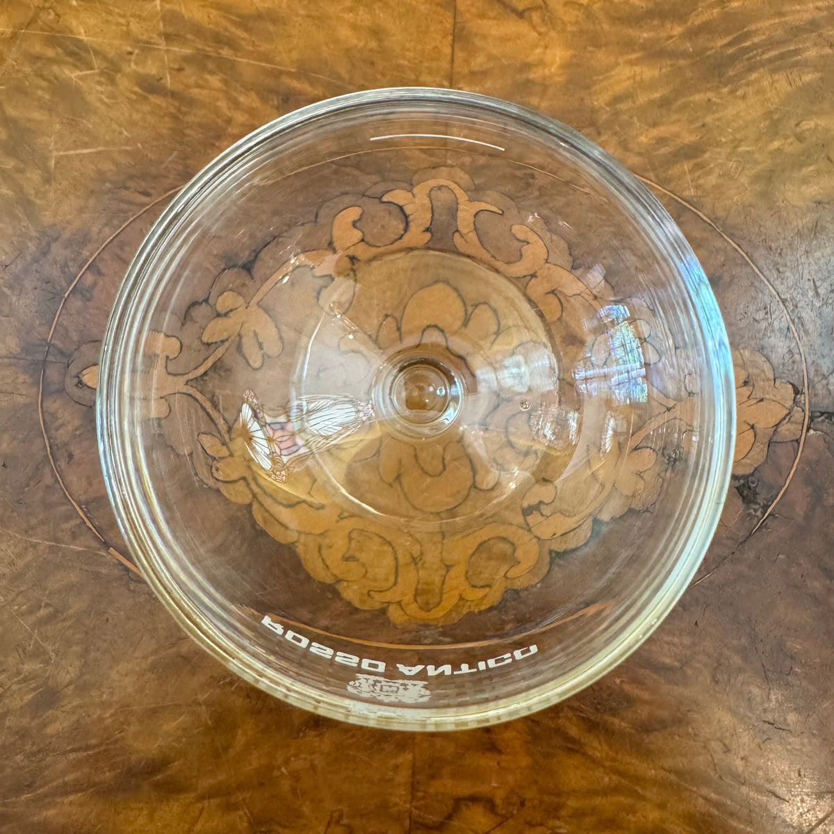 Rosso Antico Glass Champagne 