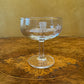 Rosso Antico Glass Champagne Coupe Glass