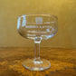 Rosso Antico Glass Champagne Coupe Glasses Set 