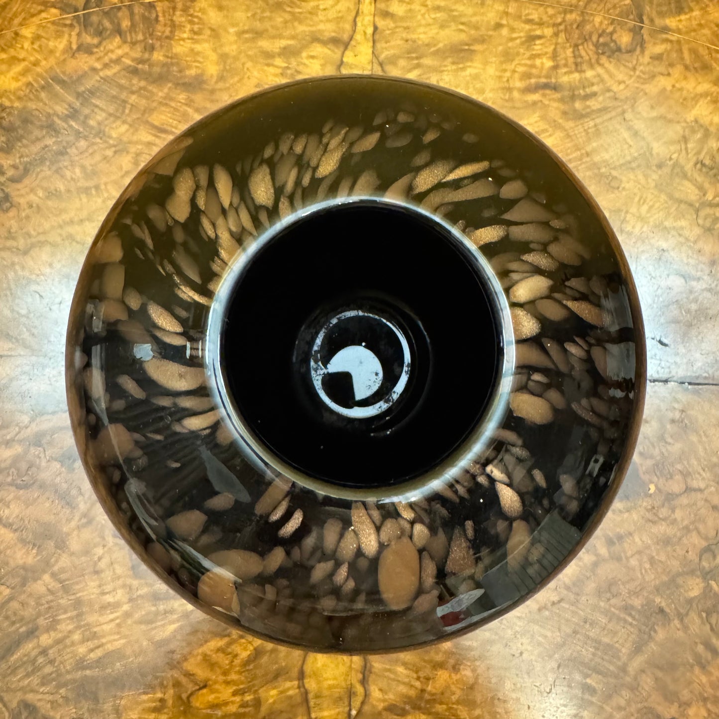 Round Black Sphere Vase 