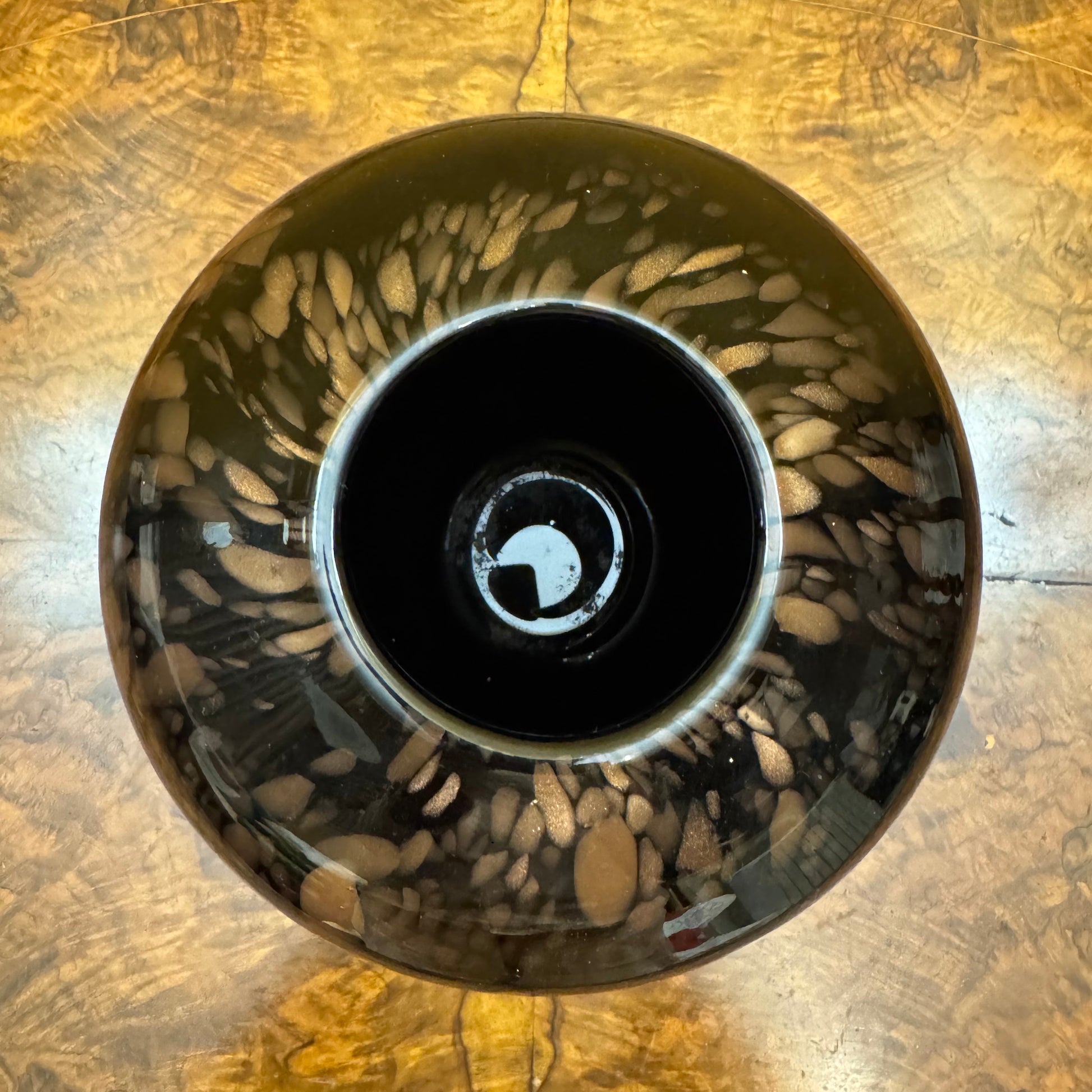 Round Black Sphere Vase 