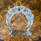 Vintage Glass Round Napkin Holder