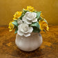 Royal Adderley Bone China Rose Floral Bouquet Basket 