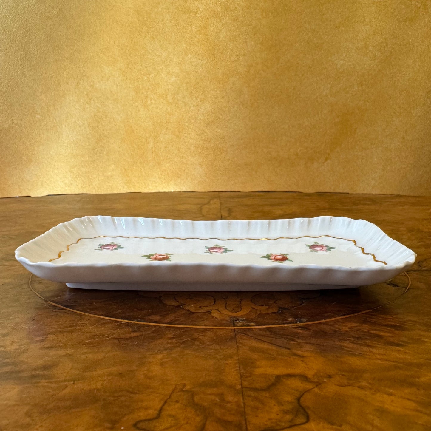 Royal Adderley Floral Print Tray 