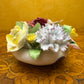 Royal Doulton Bone China Floral Bouquet Basket 