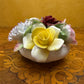 Royal Doulton Bone China Floral Bouquet Basket Ornament 