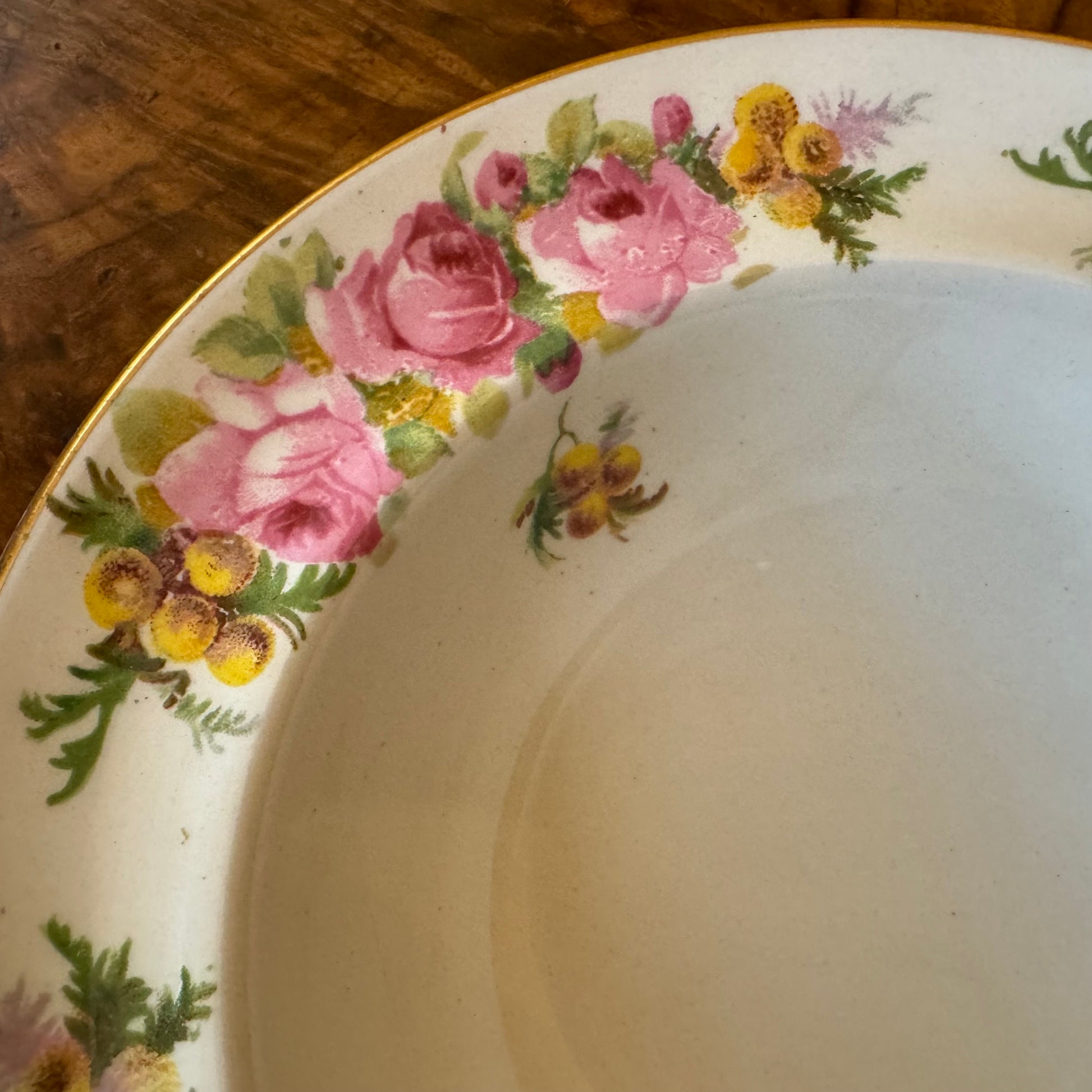 Royal Doulton Roses & Wattle Print Bowl