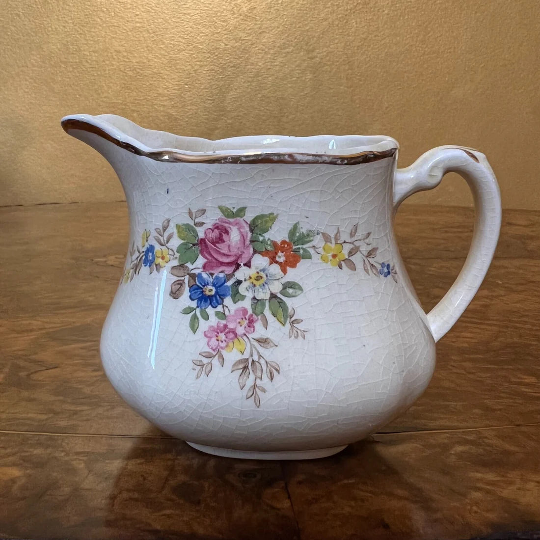 Vintage Royal Staffordshire Honeyglass Milk & Sugar Set