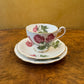 Royal Standard Three Red Roses Tea Cup Trio Set