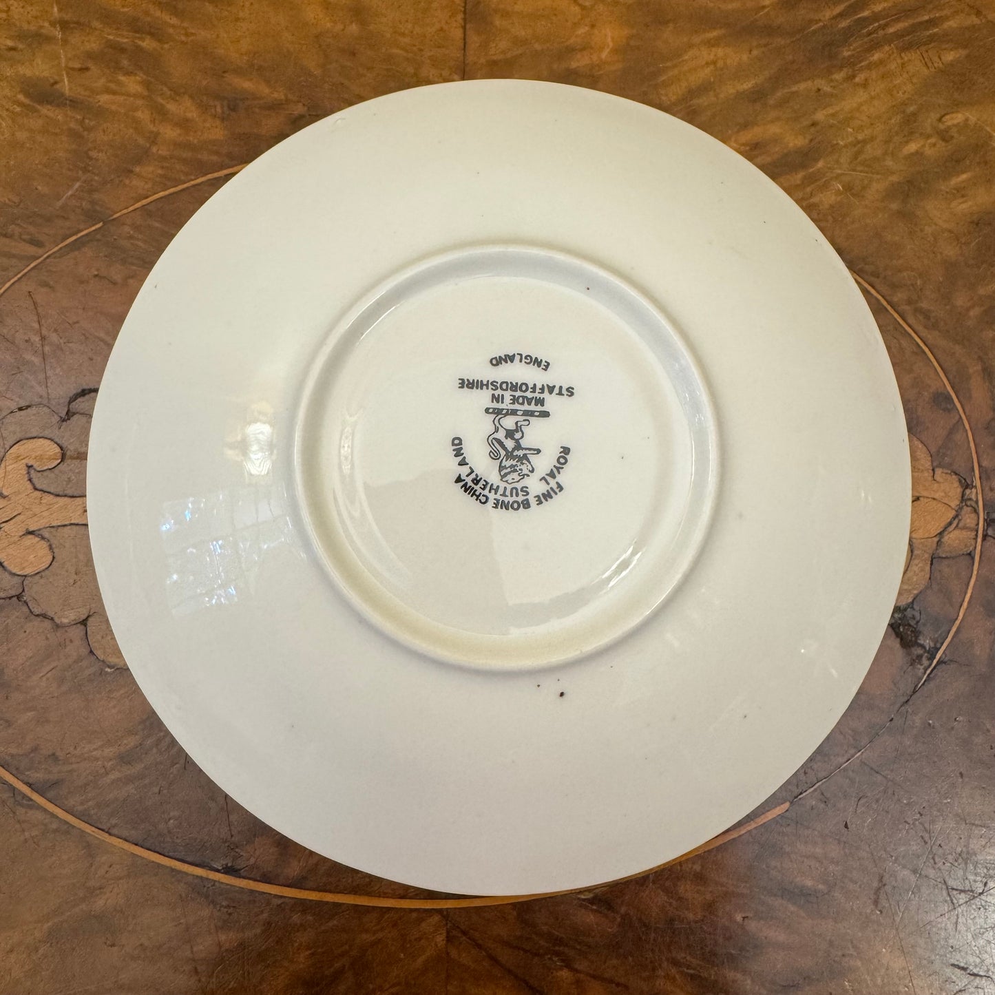 Royal Sutherland Rose Print Saucer Plate 