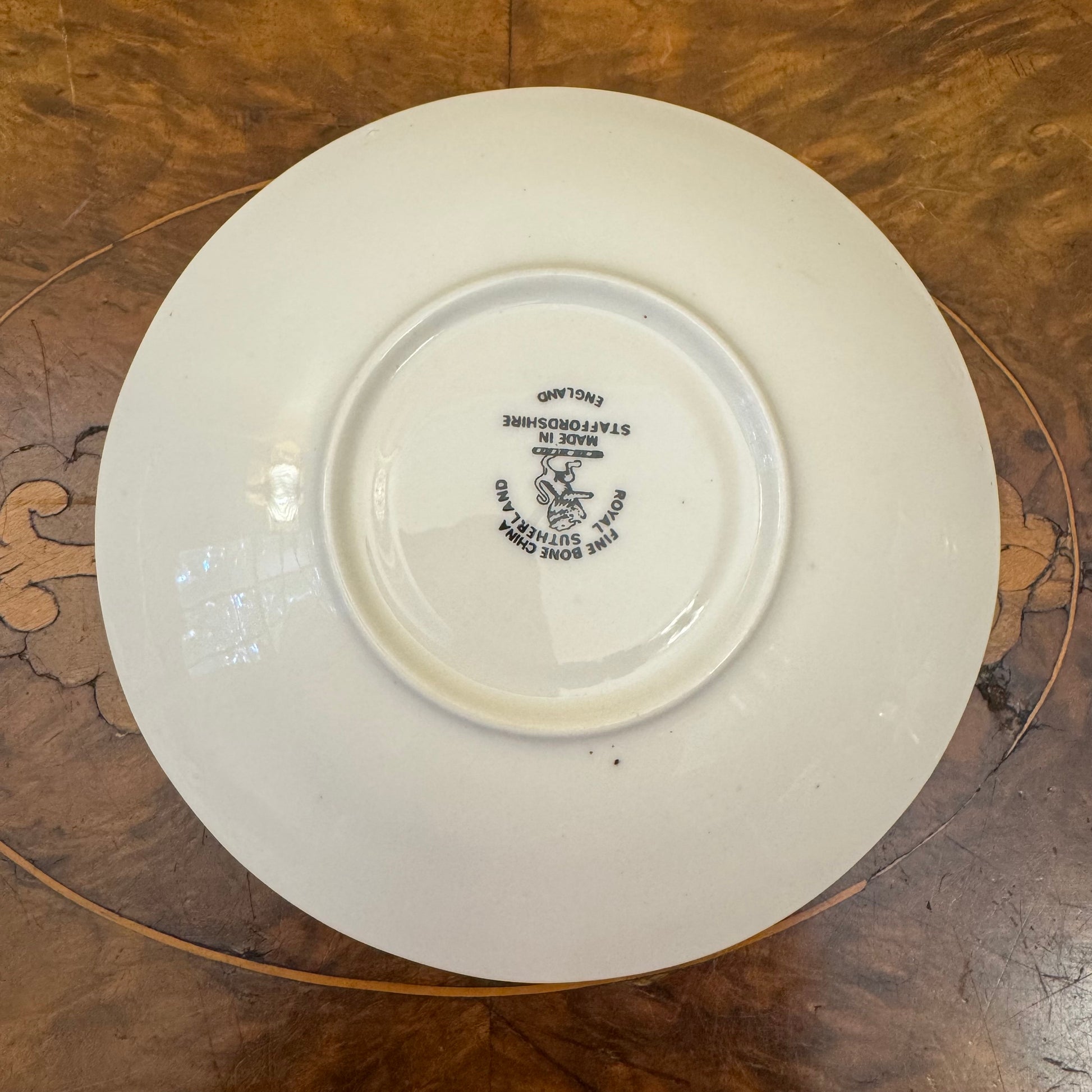 Royal Sutherland Rose Print Saucer Plate 