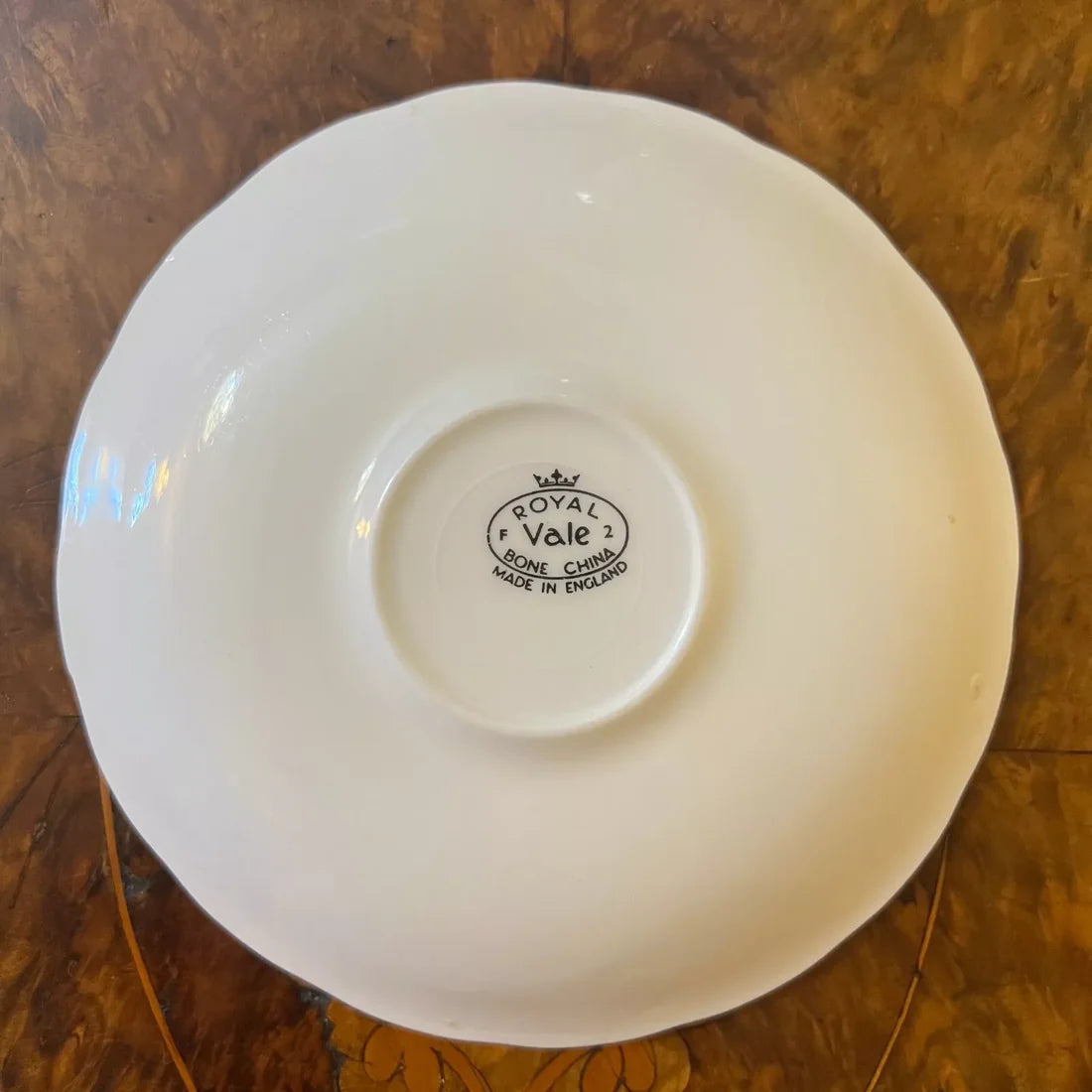 Vintage Royal Vale Floral Print Tea Cup Trio Set