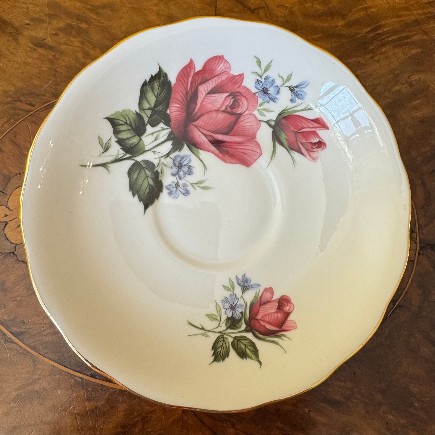 Royal Vale Pink Rose Saucer 