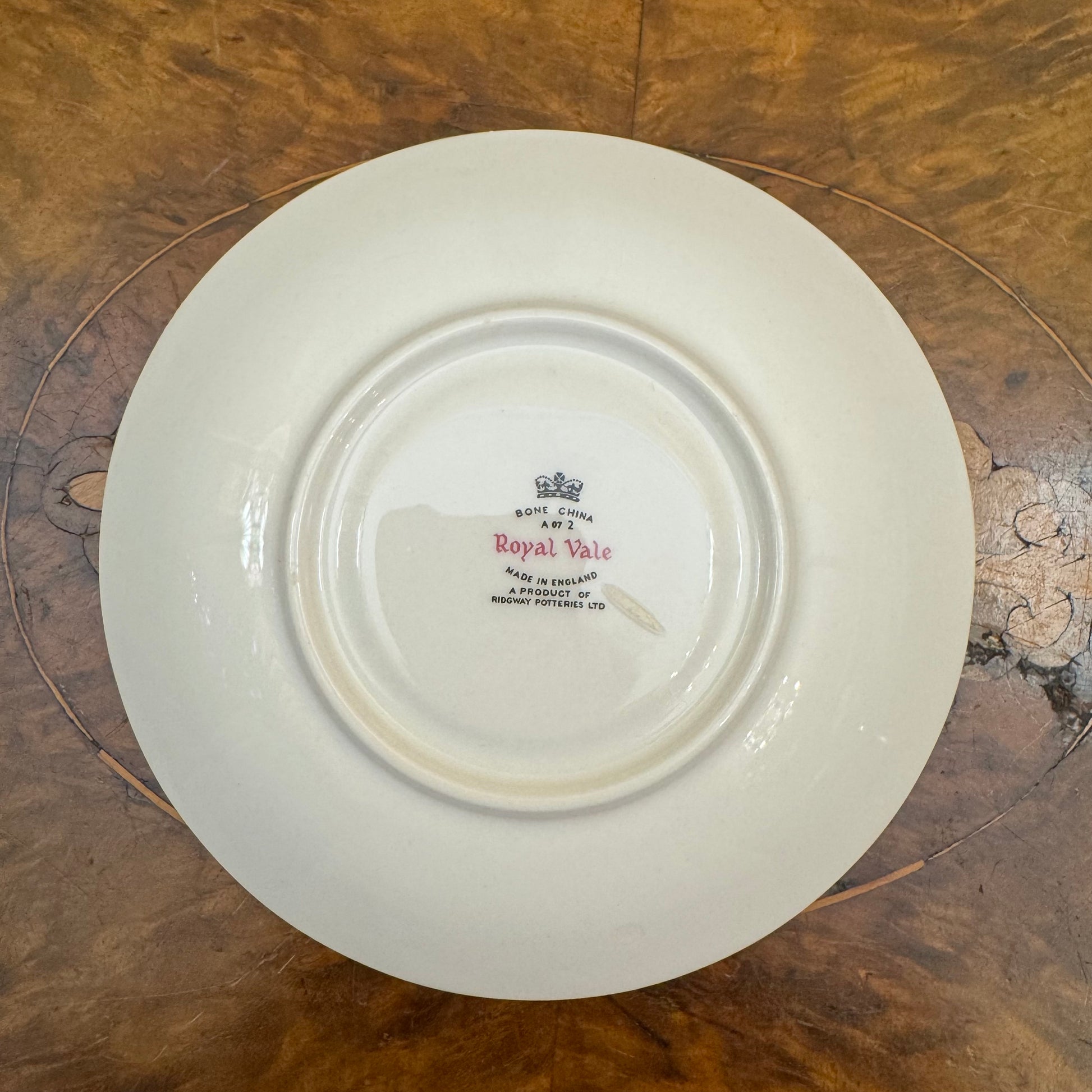Royal Vale Rose Print Saucer 
