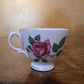 Vintage Royal Vale Rose Print Tea Cup Trio Set