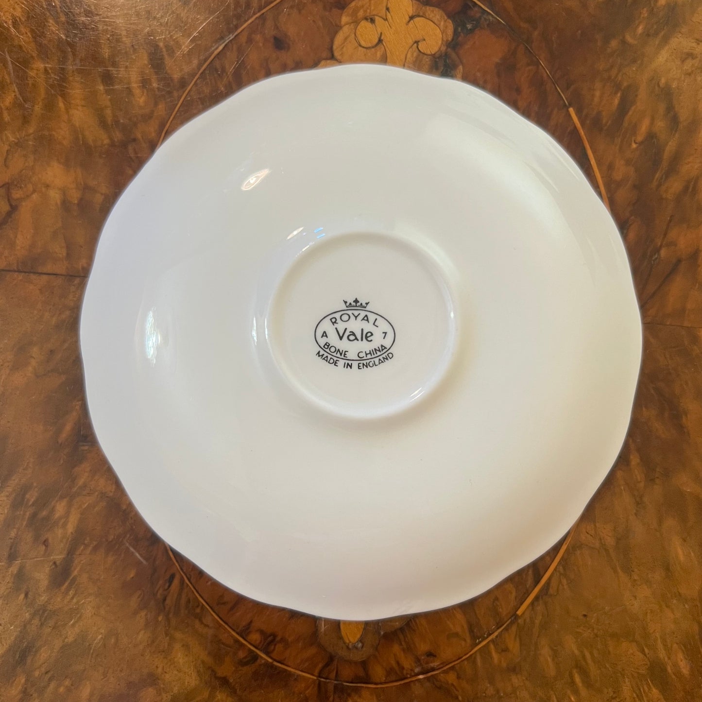 Royal Vale White Rose Saucer 