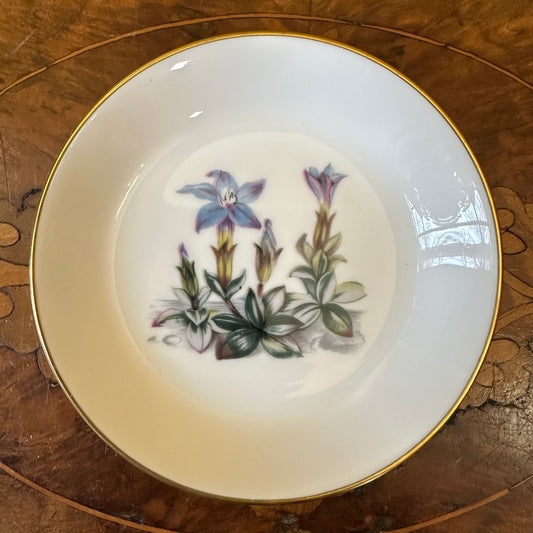 Royal Worcester Blue Gentian Small Dish